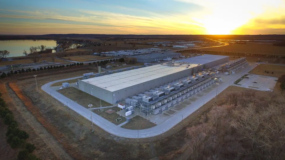 Google's data centre in Council Bluffs, Iowa: Veo generates video on TPUs housed in campuses like this