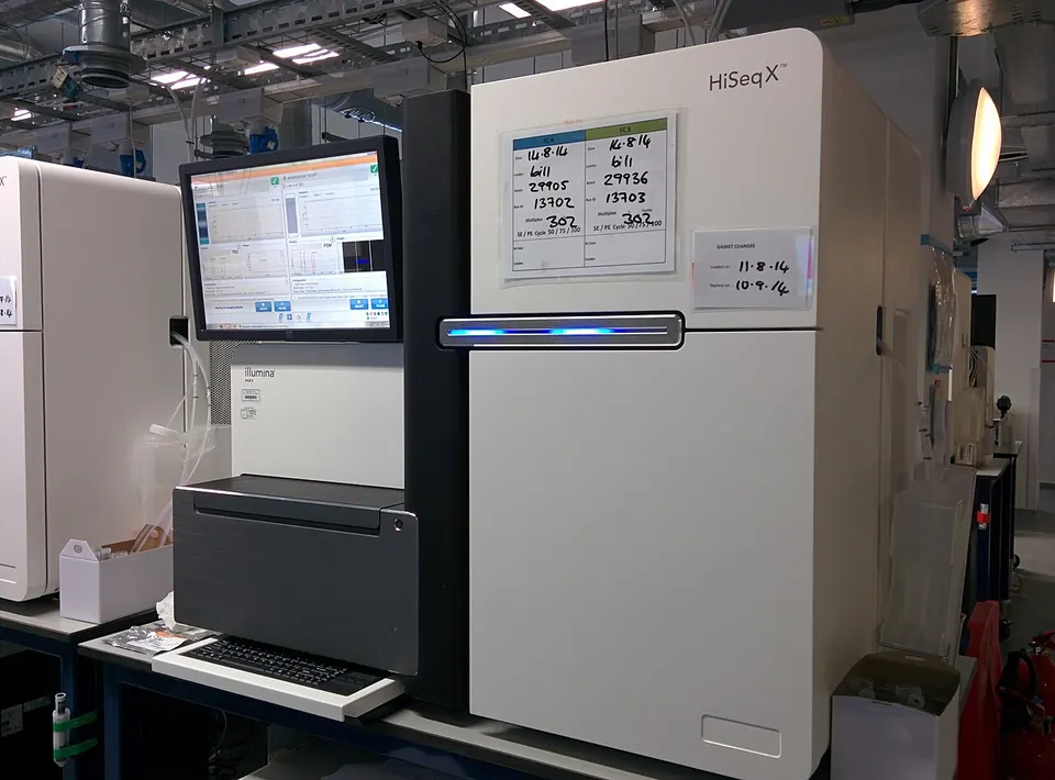 An Illumina DNA sequencer: machines like this read each patient's tumour DNA to pick the targets for their custom vaccine